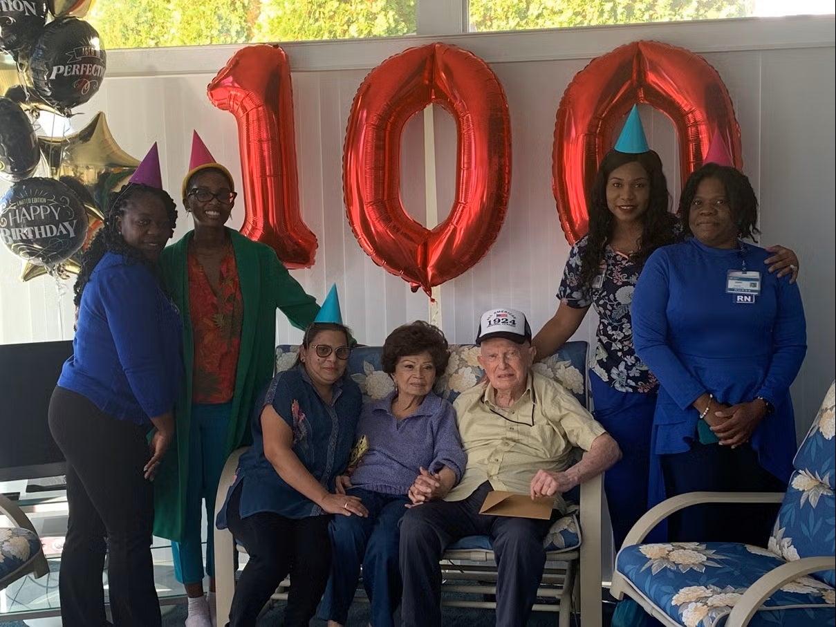 Patient Celebrates 100th Birthday